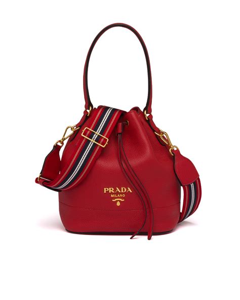 prada milano bucket bag